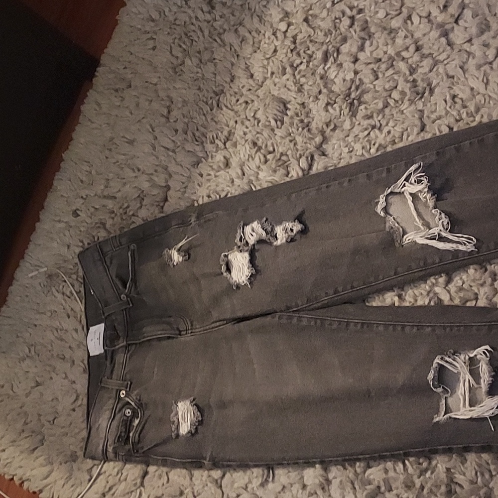 Jeans by true craft charcoal black size 0